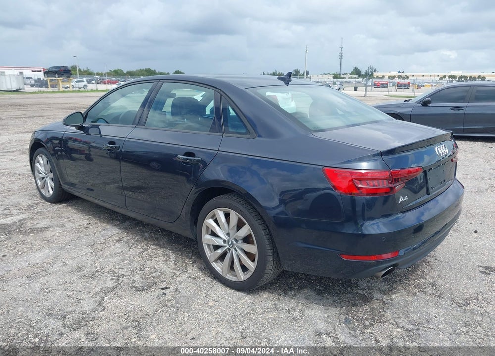 2017 AUDI A4 2.0T PREMIUM VIN: WAUGNAF46HN010883