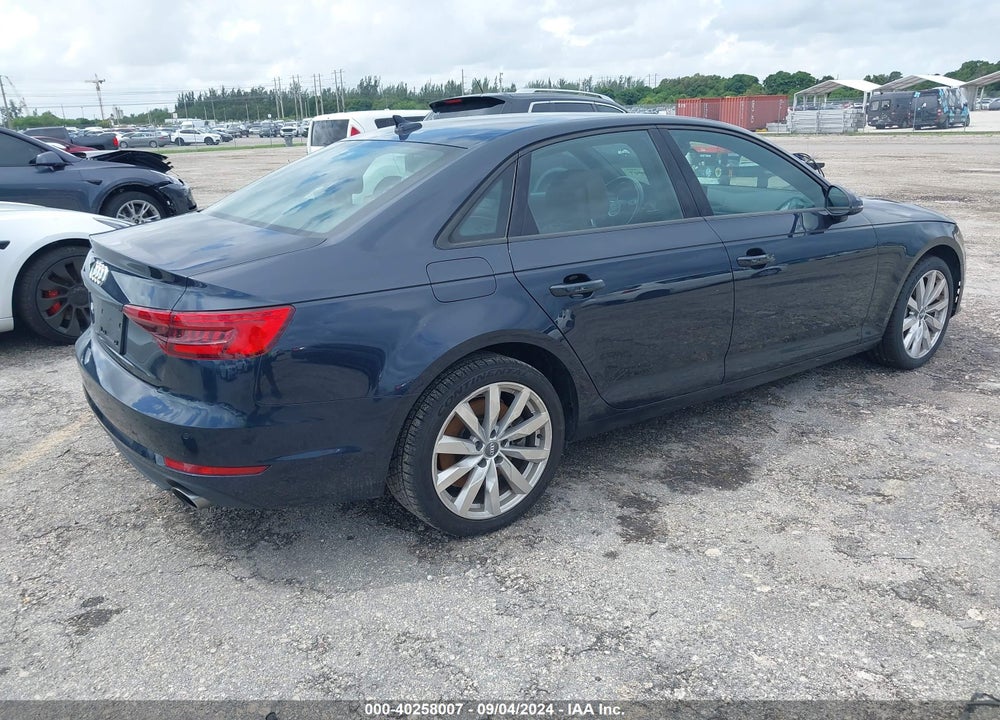 2017 AUDI A4 2.0T PREMIUM VIN: WAUGNAF46HN010883