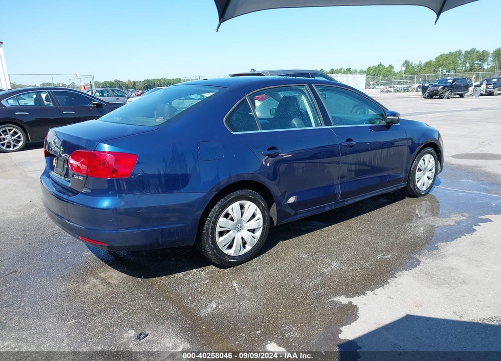 2013 VOLKSWAGEN JETTA 2.5L SE VIN: 3VWDP7AJ0DM434903