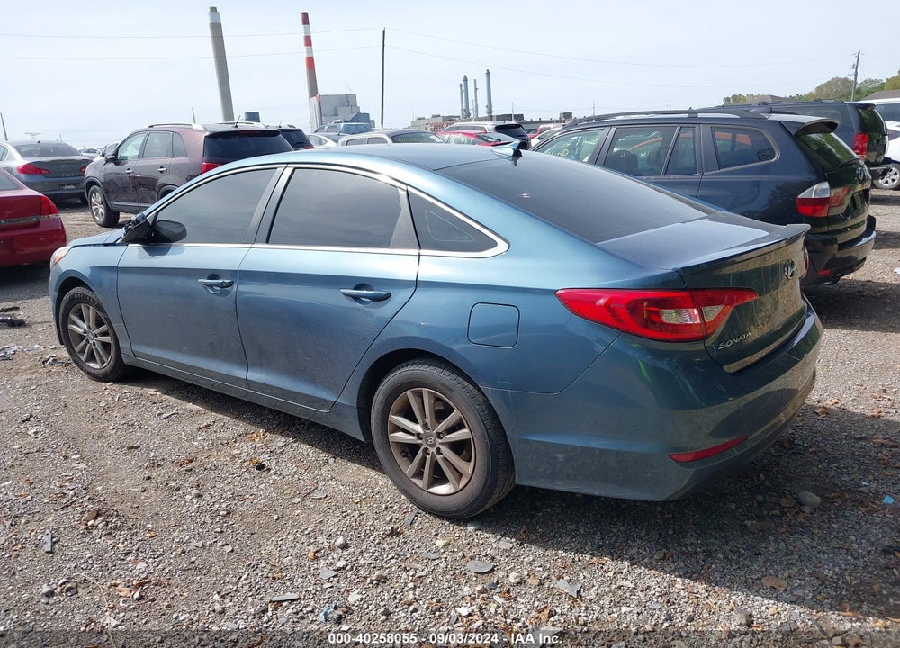 2017 HYUNDAI SONATA SE VIN: 5NPE24AFXHH480153