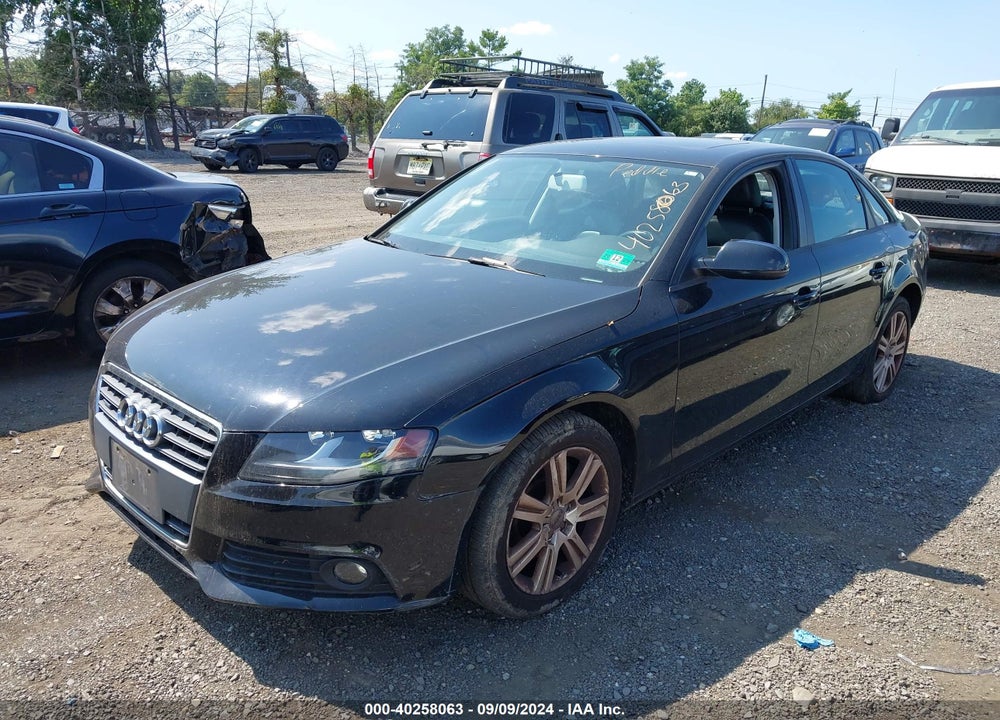 2011 AUDI A4 2.0T PREMIUM VIN: WAUBFAFL0BA086449