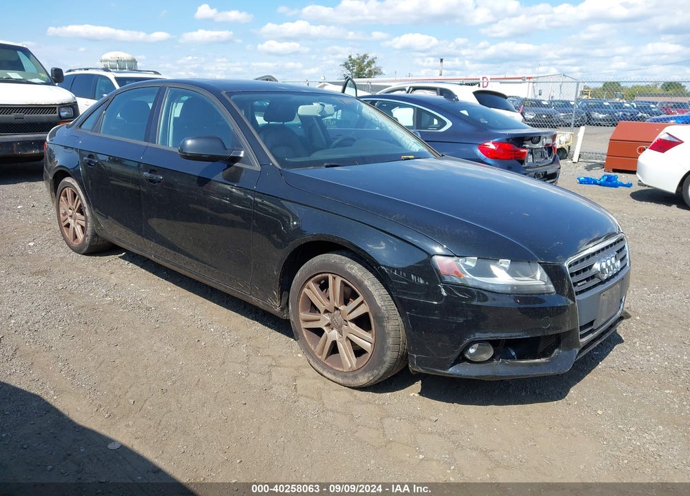 2011 AUDI A4 2.0T PREMIUM VIN: WAUBFAFL0BA086449