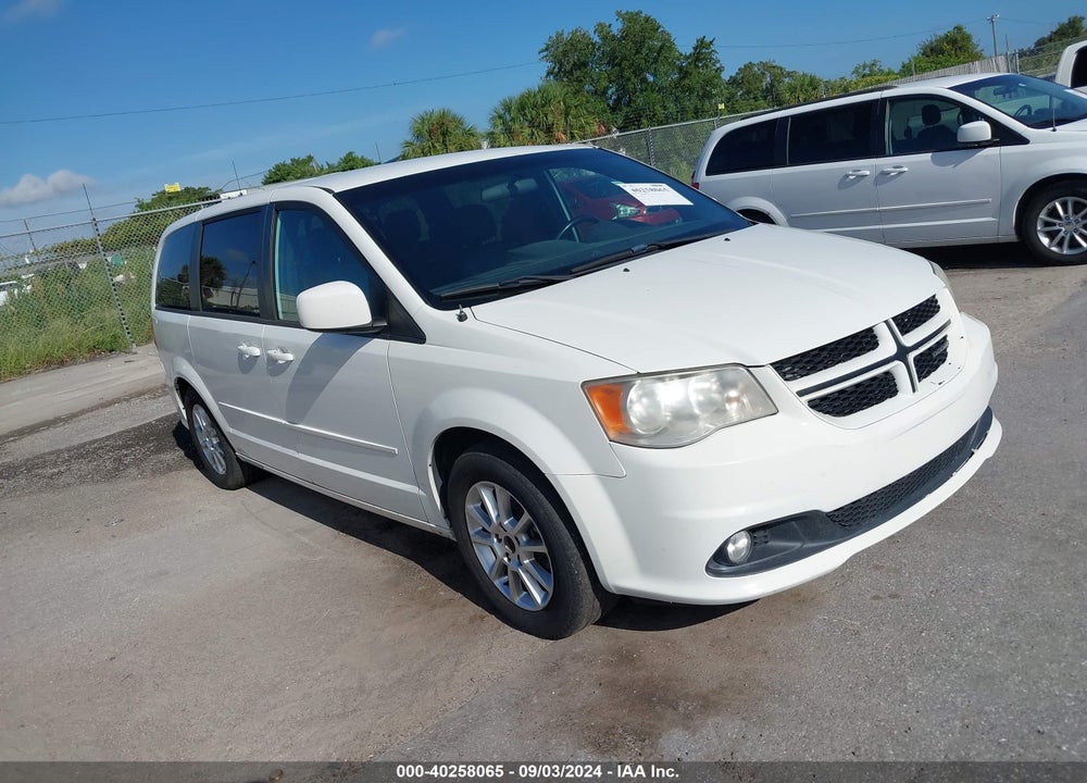 2012 DODGE GRAND CARAVAN R/T VIN: 2C4RDGEG2CR168193