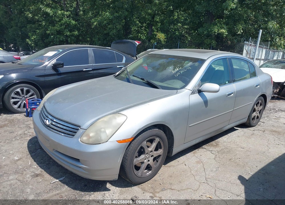 2003 INFINITI G35 LUXURY VIN: JNKCV51E43M002786
