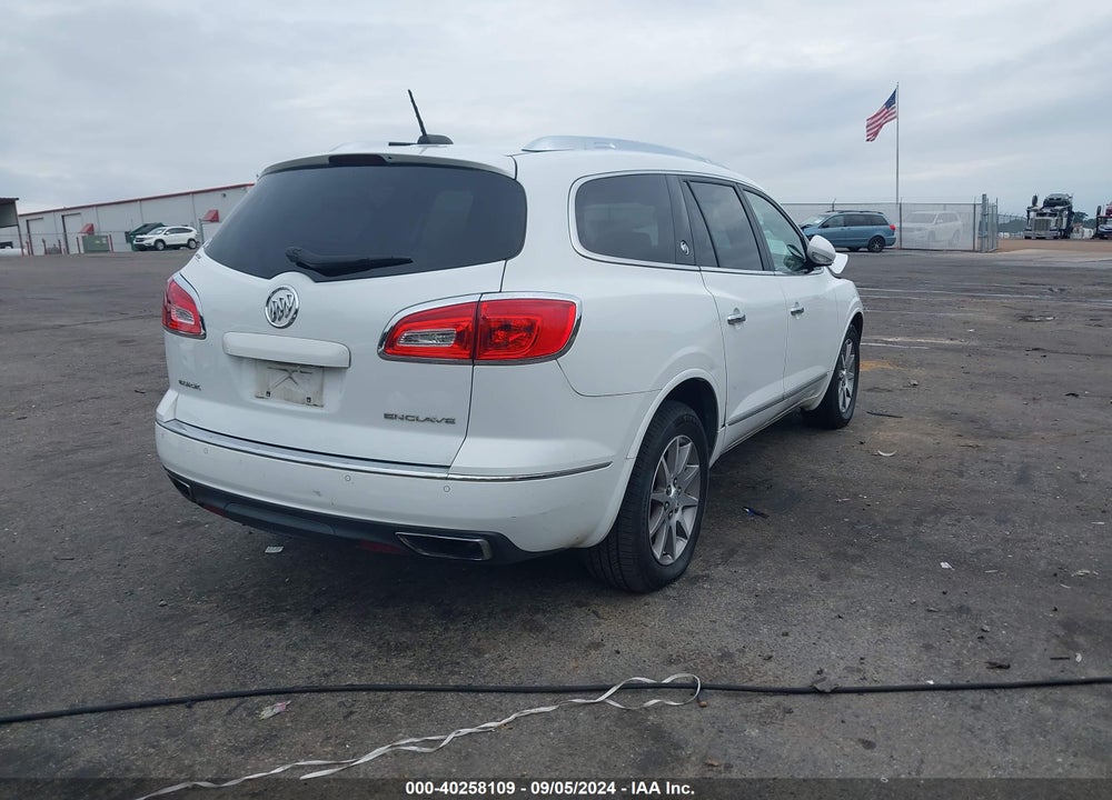 2016 BUICK ENCLAVE LEATHER VIN: 5GAKRBKD6GJ147679