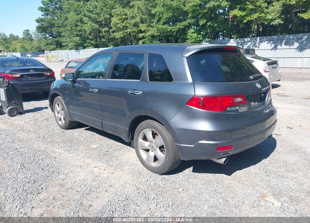 2007 ACURA RDX VIN: 5J8TB18567A012480