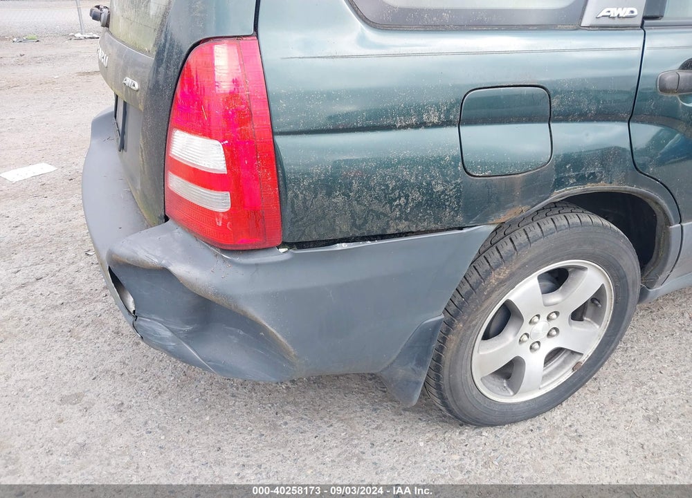 2003 SUBARU FORESTER X VIN: JF1SG63683H718091