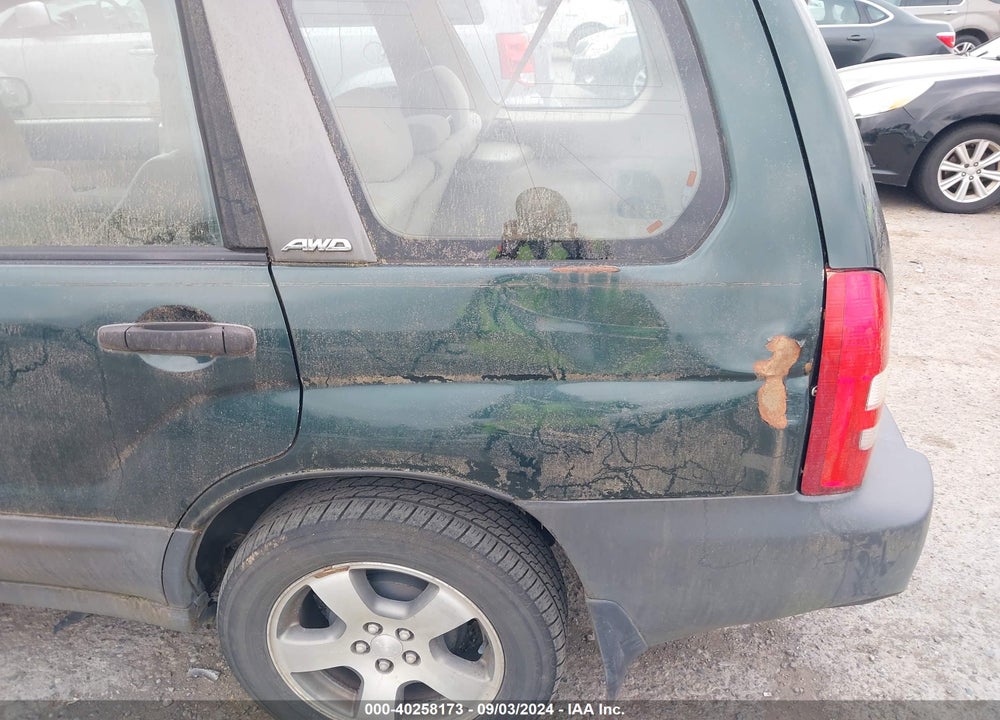 2003 SUBARU FORESTER X VIN: JF1SG63683H718091