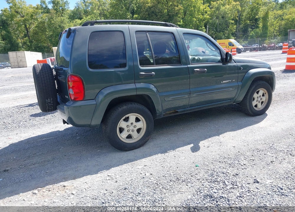 2002 JEEP LIBERTY LIMITED EDITION VIN: 1J4GL58K32W299714