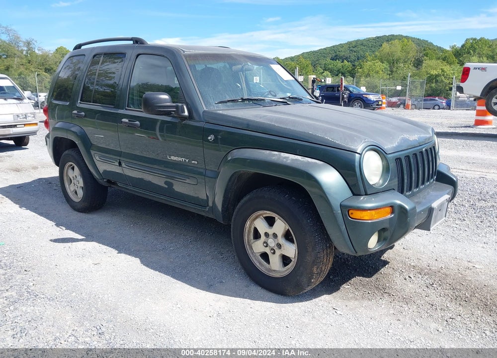 2002 JEEP LIBERTY LIMITED EDITION VIN: 1J4GL58K32W299714