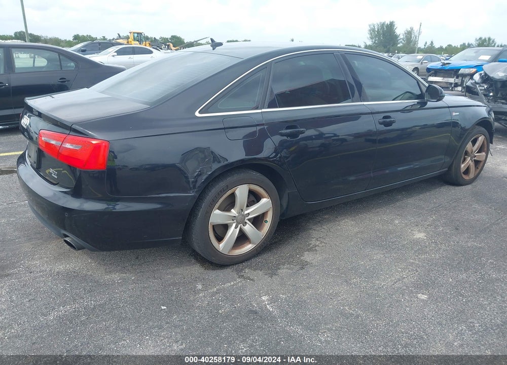 2012 AUDI A6 3.0 PREMIUM VIN: WAUGGAFC8CN075499
