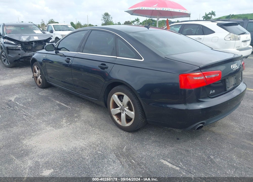2012 AUDI A6 3.0 PREMIUM VIN: WAUGGAFC8CN075499