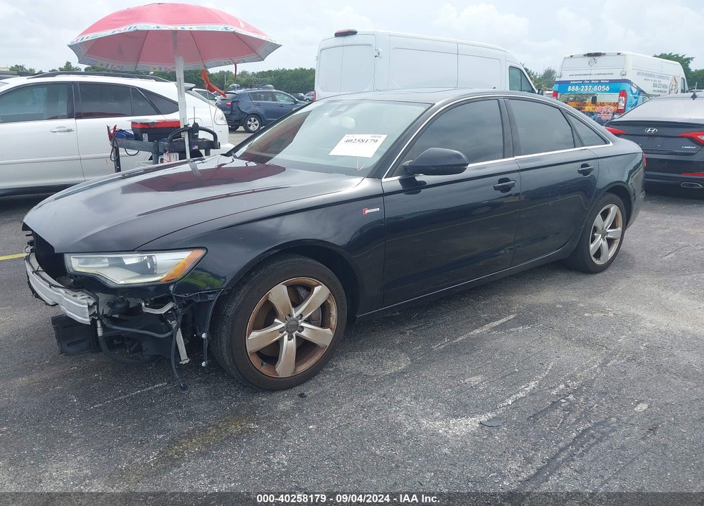 2012 AUDI A6 3.0 PREMIUM VIN: WAUGGAFC8CN075499