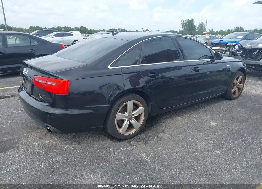 2012 AUDI A6 3.0 PREMIUM VIN: WAUGGAFC8CN075499