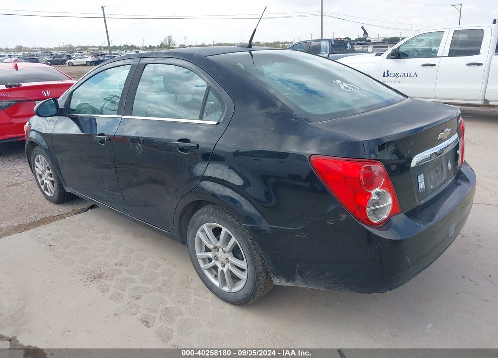 2012 CHEVROLET SONIC 2LT VIN: 1G1JC5SH8C4147068