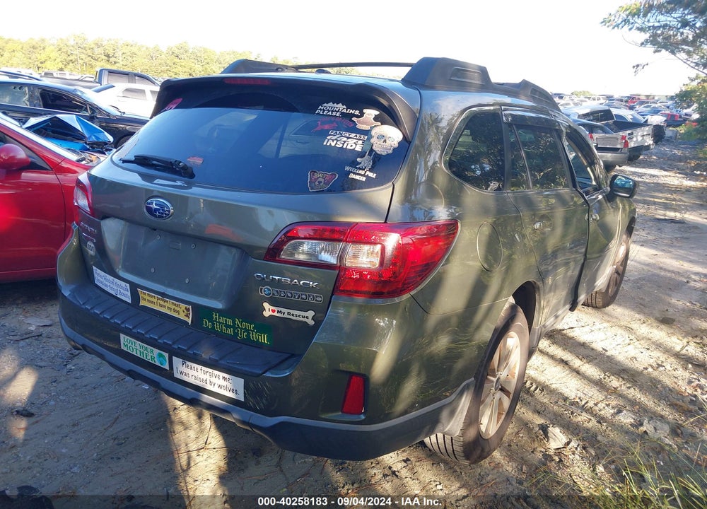 2015 SUBARU OUTBACK 2.5I PREMIUM VIN: 4S4BSBFC6F3281305