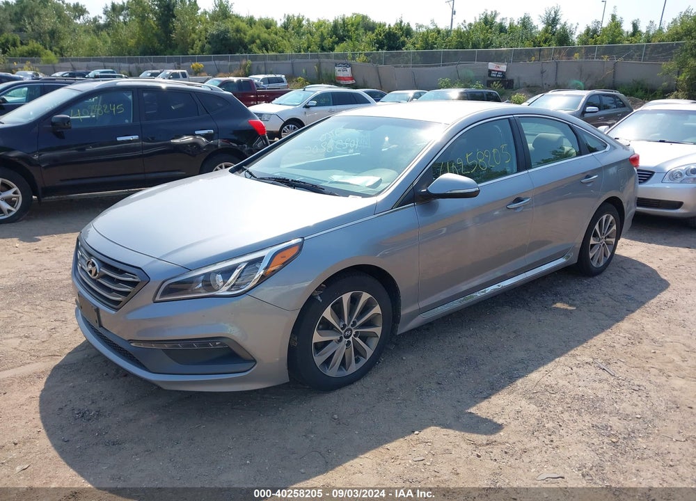 2015 HYUNDAI SONATA SPORT VIN: 5NPE34AF4FH108284