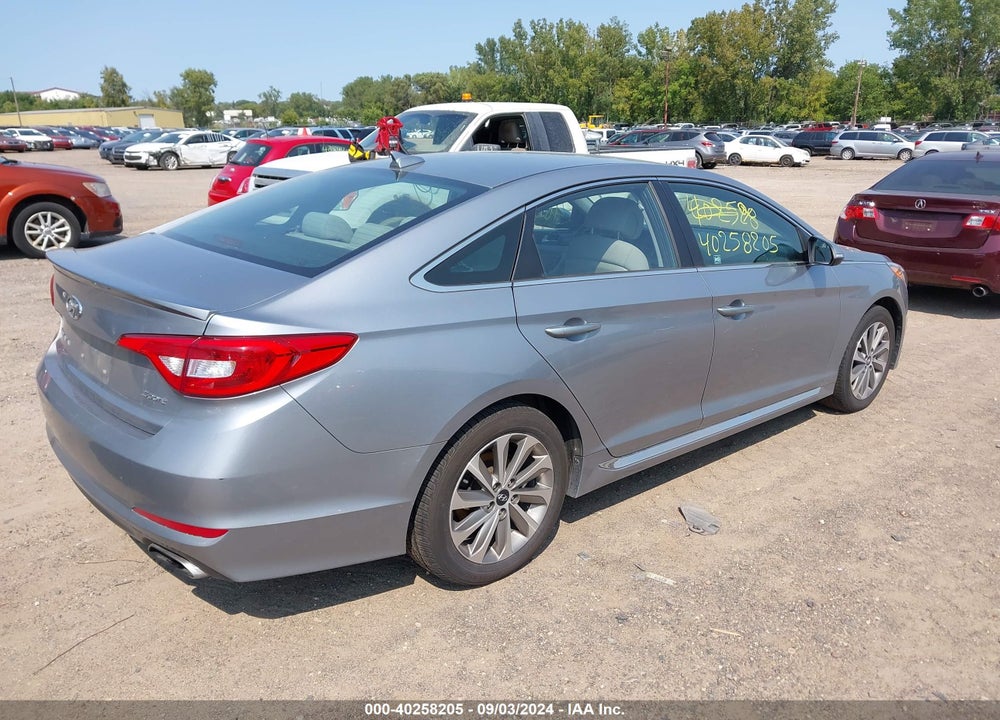 2015 HYUNDAI SONATA SPORT VIN: 5NPE34AF4FH108284