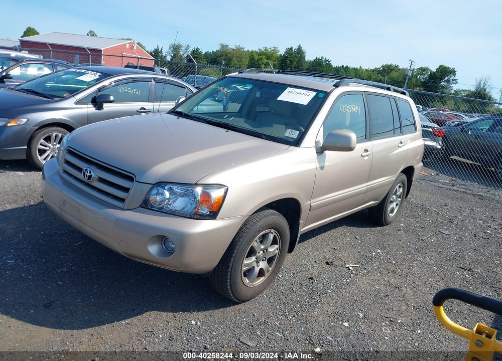 2005 TOYOTA HIGHLANDER V6 VIN: JTEEP21A150125791
