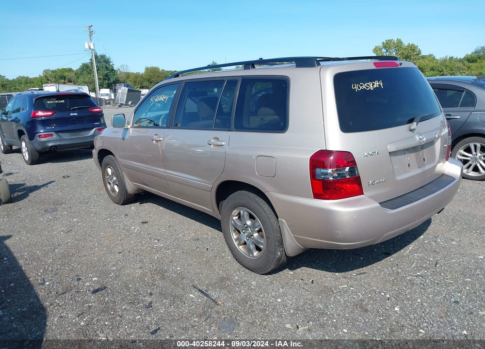 2005 TOYOTA HIGHLANDER V6 VIN: JTEEP21A150125791