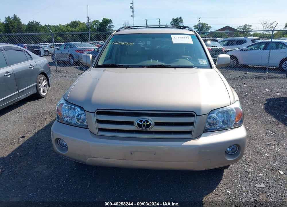 2005 TOYOTA HIGHLANDER V6 VIN: JTEEP21A150125791