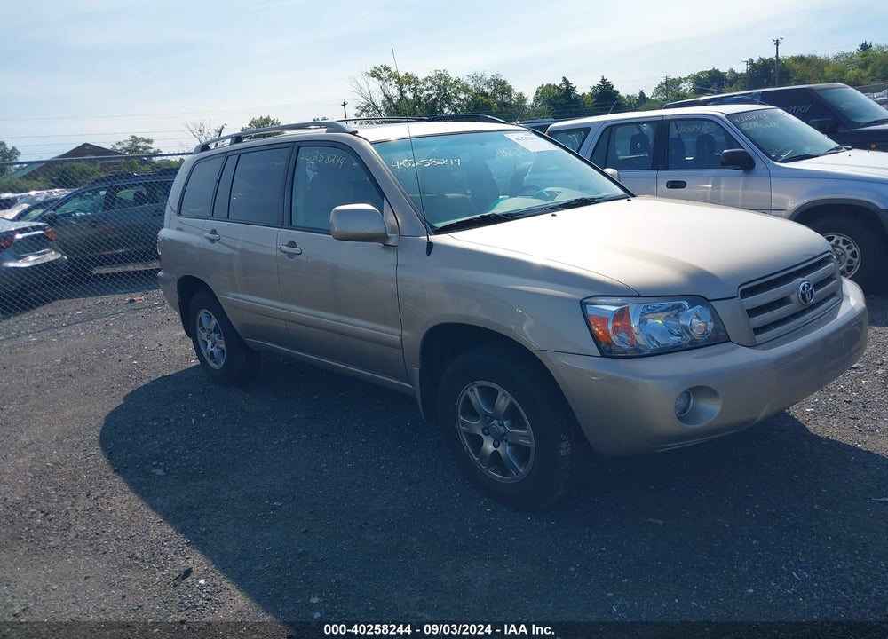2005 TOYOTA HIGHLANDER V6 VIN: JTEEP21A150125791