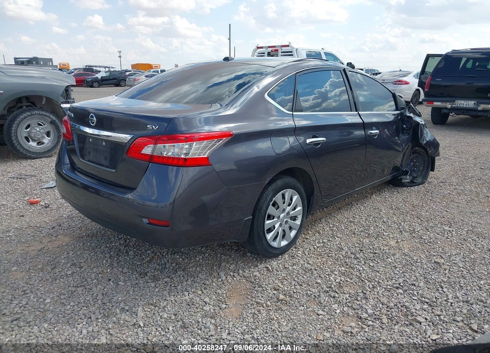 2015 NISSAN SENTRA SV VIN: 3N1AB7APXFL694259