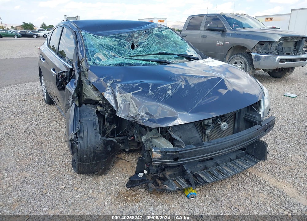 2015 NISSAN SENTRA SV VIN: 3N1AB7APXFL694259