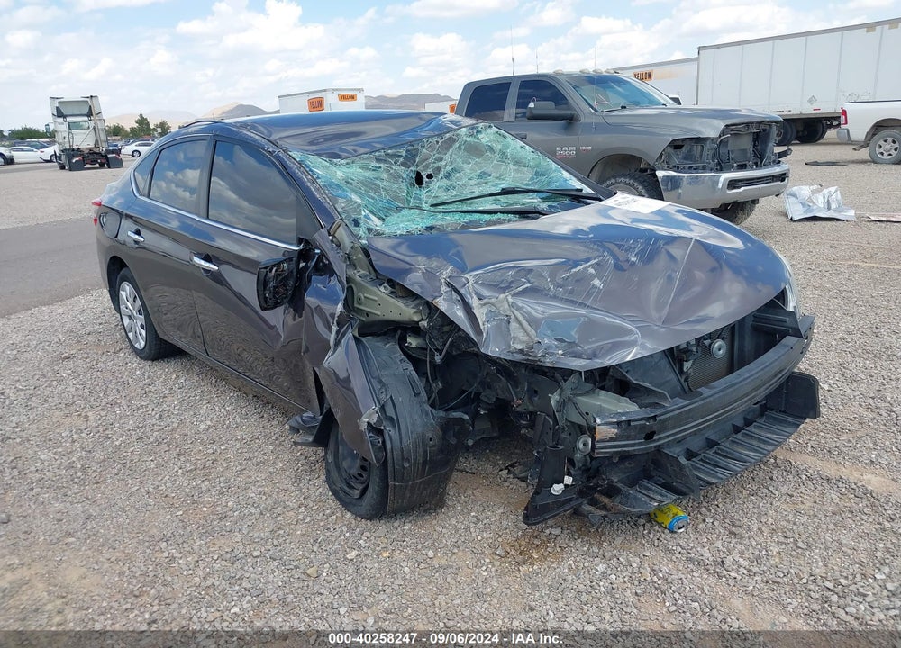 2015 NISSAN SENTRA SV VIN: 3N1AB7APXFL694259