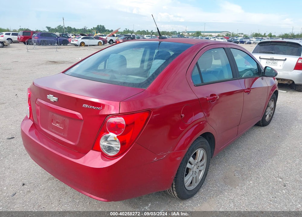 2012 CHEVROLET SONIC 2LS VIN: 1G1JA5SH0C4129962