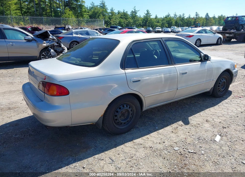 2001 TOYOTA COROLLA LE VIN: 2T1BR12E41C444972