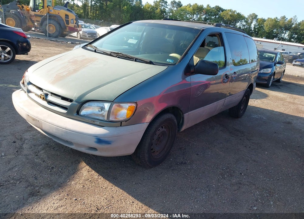 2000 TOYOTA SIENNA LE VIN: 4T3ZF13C3YU181507