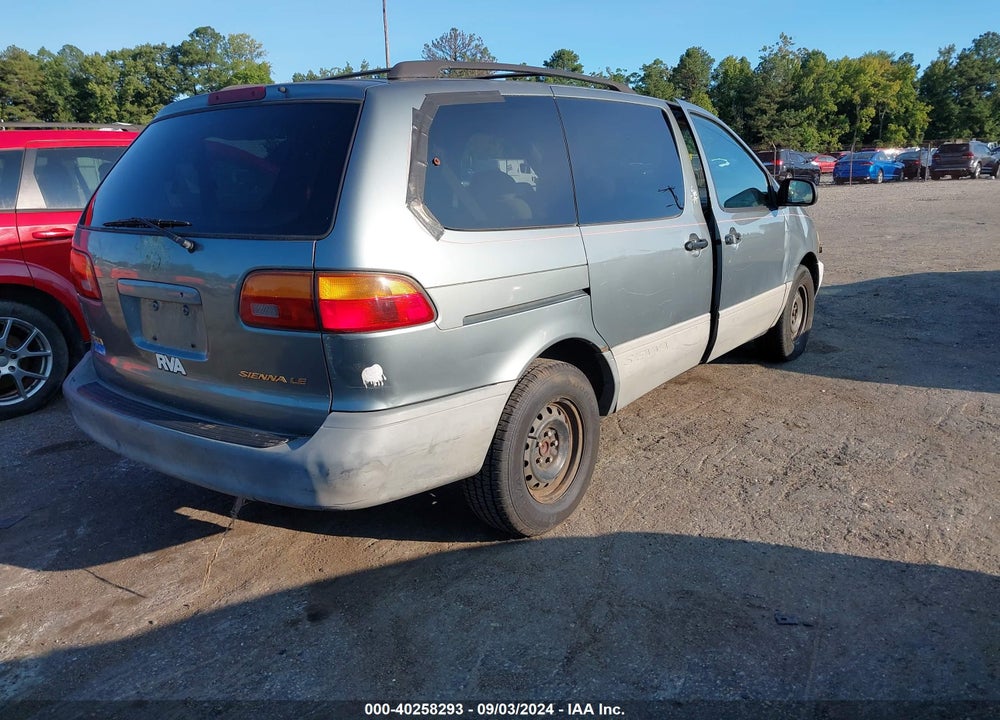 2000 TOYOTA SIENNA LE VIN: 4T3ZF13C3YU181507