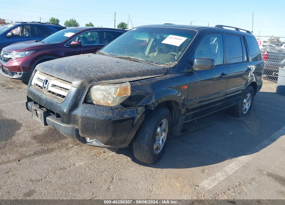 2006 HONDA PILOT EX-L VIN: 2HKYF18686H539056