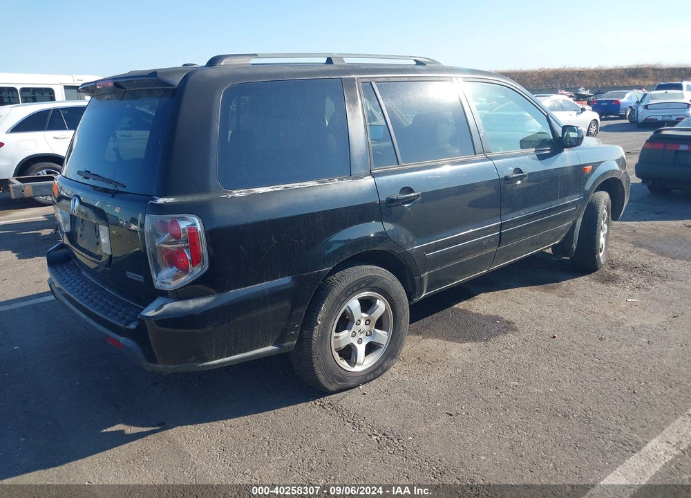 2006 HONDA PILOT EX-L VIN: 2HKYF18686H539056