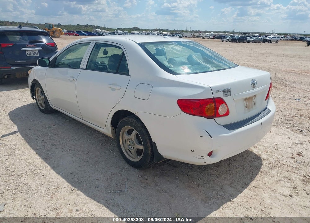 2009 TOYOTA COROLLA LE VIN: 1NXBU40E19Z135621