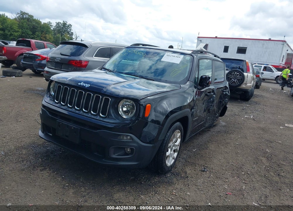 2016 JEEP RENEGADE LATITUDE VIN: ZACCJABT7GPD18953