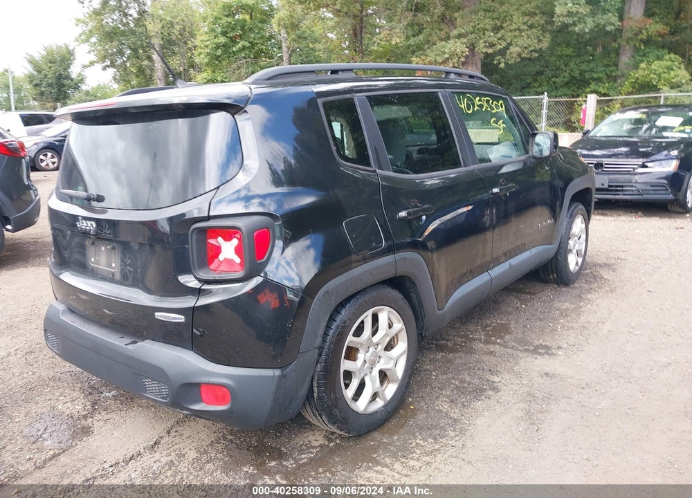 2016 JEEP RENEGADE LATITUDE VIN: ZACCJABT7GPD18953