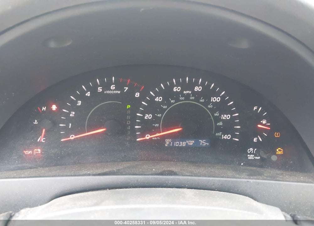 2007 TOYOTA CAMRY LE VIN: 4T1BE46K97U647487