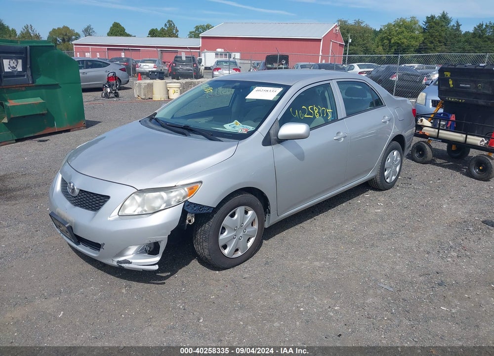 2010 TOYOTA COROLLA LE VIN: 2T1BU4EE9AC333927