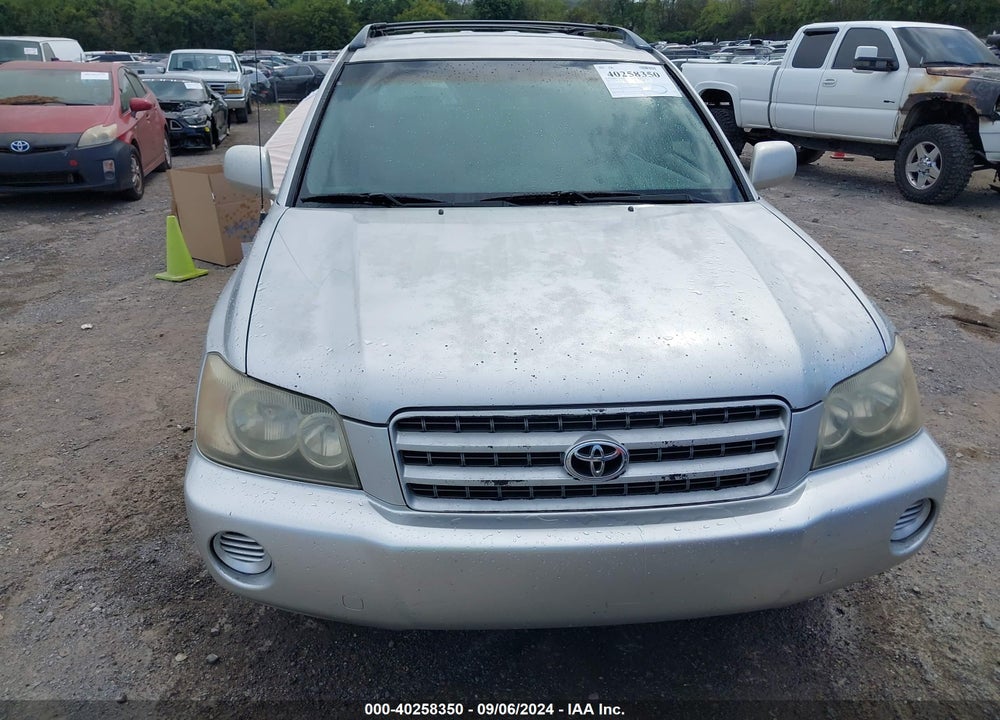 2002 TOYOTA HIGHLANDER V6 VIN: JTEGF21A920062219