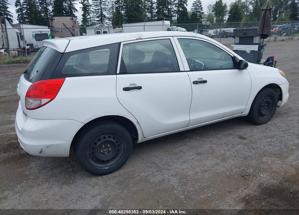 2004 TOYOTA MATRIX STANDARD VIN: 2T1KR32E54C301951