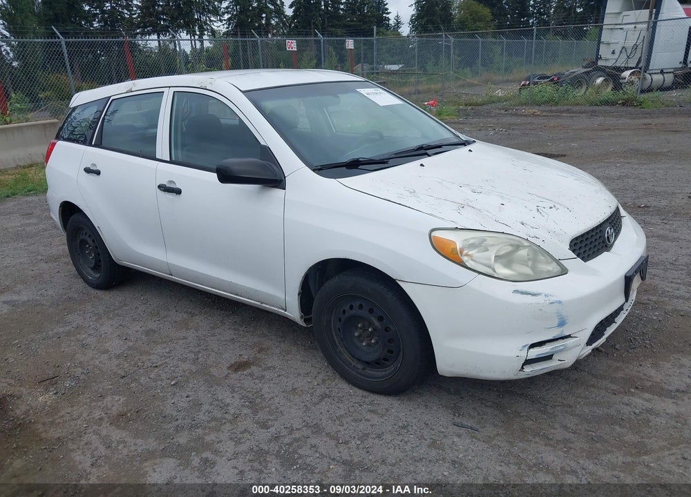 2004 TOYOTA MATRIX STANDARD VIN: 2T1KR32E54C301951