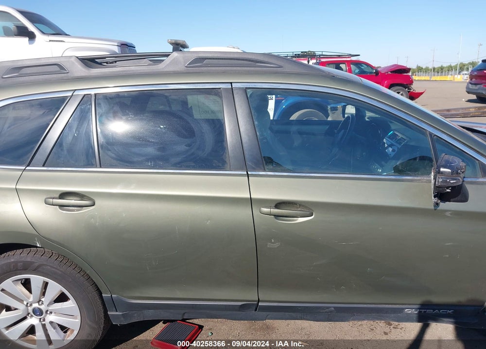2017 SUBARU OUTBACK 2.5I PREMIUM VIN: 4S4BSAFC3H3233788