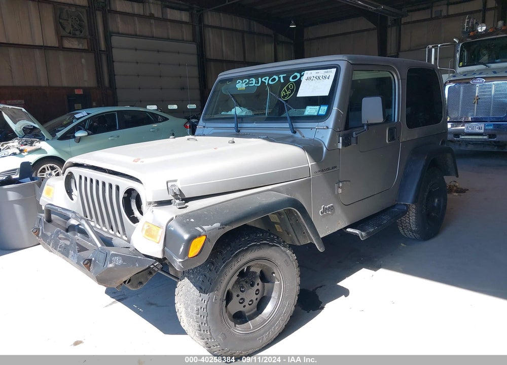 2000 JEEP WRANGLER SPORT VIN: 1J4FA49SXYP754622