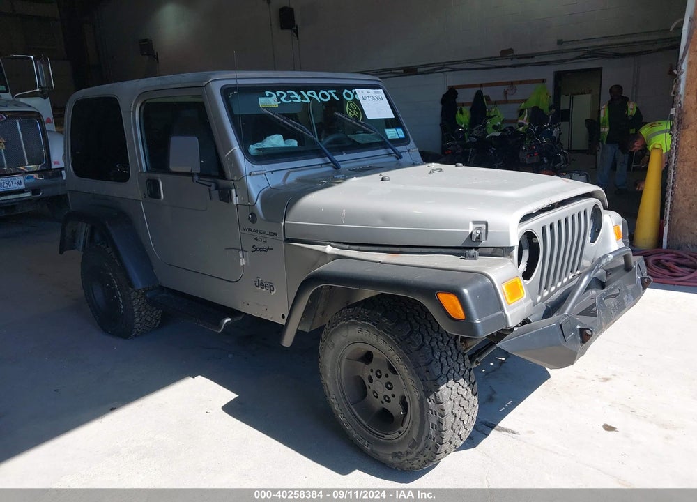 2000 JEEP WRANGLER SPORT VIN: 1J4FA49SXYP754622