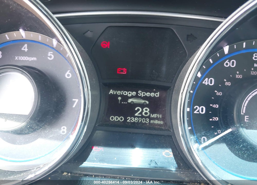 2014 HYUNDAI SONATA GLS VIN: 5NPEB4AC5EH821203