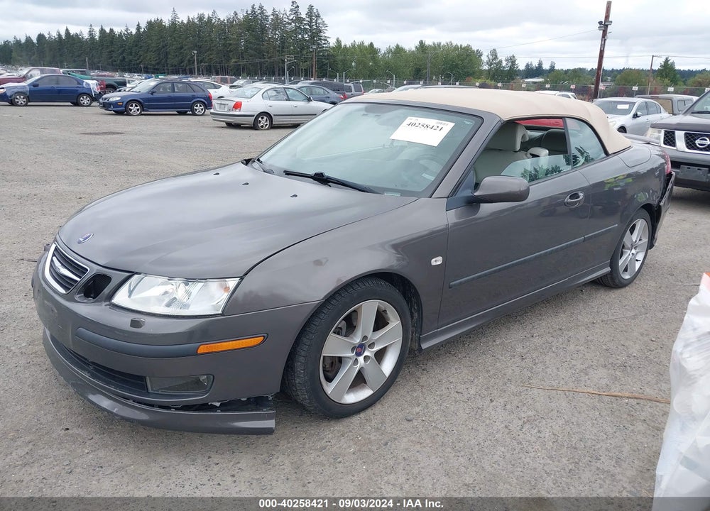 2007 SAAB 9-3 AERO VIN: YS3FH71U176107913