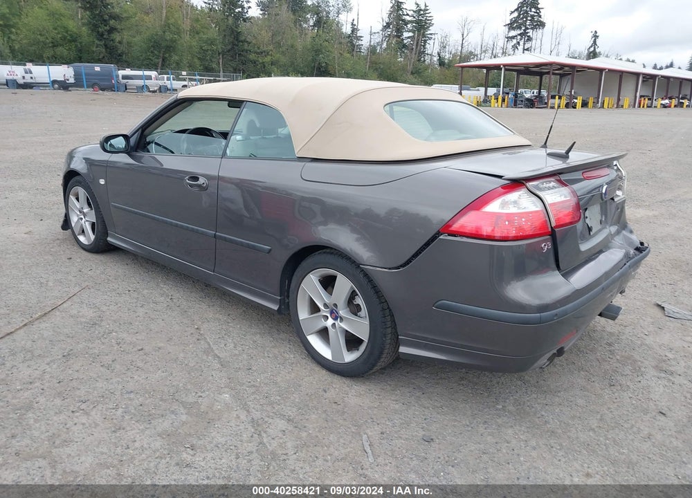 2007 SAAB 9-3 AERO VIN: YS3FH71U176107913
