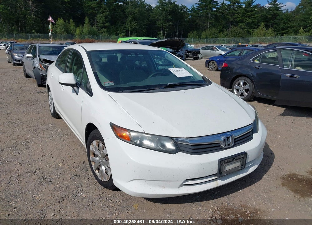 2012 HONDA CIVIC VIN: 2HGFB2F53CH607272